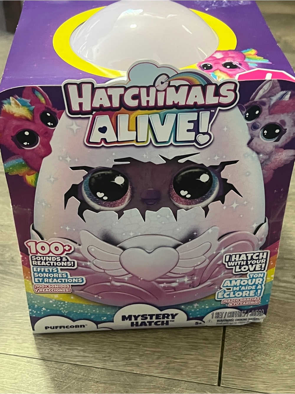 Hatchimals Alive Mystery Hatch Pufficorn (get Misty or Snowy) New